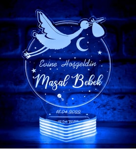 Kişiye Özel, Yenidoğan Bebek Doğum Hediyesi (Mavi)
