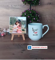 Harika Anne Fotoğraflı Dekoratif Taş, Kupa Bardak Beyaz Hediye (Model 5)