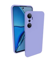 Infinix Hot 20 Kılıf Kamera Korumalı Silikon Rubber Arka Kapak (Lila)