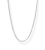 Oya Kolye 1 mikron 18 Ayar Altın Kaplama (925 Ayar Gümüş Üzerine), Zirkonyum (Rodyum)