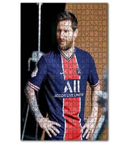 Cakapuzzle Messi PSG Forması İle Puzzle Yapboz MDF (Ahşap) (1000 Parça)