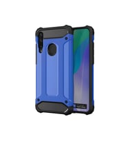 Huawei Y6P Kılıf Crash Zırh Silikon Kılıf (Mavi)