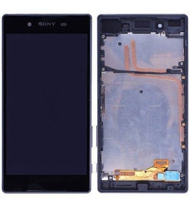 Sony Z5 Tek Hatlı Lcd Ekran Dokunmatik Çerçeveli A+++Süper Kalite (Siyah)