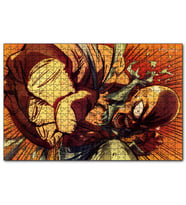 Cakapuzzle Anime Yumruk Atan Adam  Puzzle Yapboz MDF (Ahşap) (500 Parça)