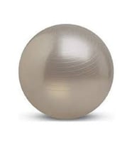 Pilates Topu 65cm - Şişirme Pombası Hediyeli (Gri)