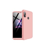 Xiaomi Mi A2 Lite 360 Derece Tam Koruma Ays Kılıf (Rose)