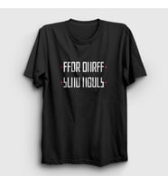 Presmono Unisex Sarı Send Nudes Katlamalı Gizli Yazılı T-Shirt 343260tt (Siyah)