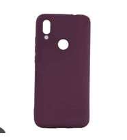 Xiaomi Redmi 7 Kılıf Soft Mat Premier Case (Mürdüm)