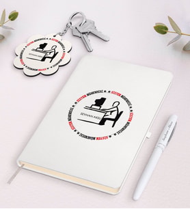 BK Gift Kişiye Özel Sistem Mühendisi Siyah Defter Kalem Ve Anahtarlık Hediye Seti-1 (Model 2)
