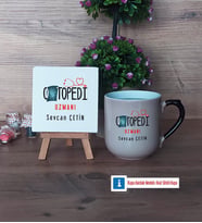 Ortopedi Uzmanı Dekoratif Taş, Kupa Bardak Kırmızı Hediye (Model 9)