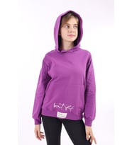 Toontoy Kız Çocuk Nakışlı Sweatshirt (Mor)