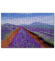 Cakapuzzle Avustralya Tazmanya Lavanta Tarlaları  Puzzle Yapboz MDF (Ahşap) (1000 Parça)