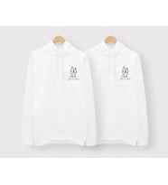BK Gift Kişiye Özel Sevgililer İsimli İkili Beyaz Sweatshirt Seti, Sevgililer Hediye, Çift Hediyesi, Yıl Dönümü Hediyesi, Kişiye Özel Sweatshirt (Model 2)