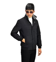 Erkek Spor Peluş Yaka Mont  M3096 BGL-ST03242 (Siyah)
