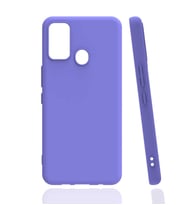 Kvy Tecno Spark 7T Biye Silikon Kılıf (Lila)