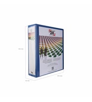 FİRMA EVRAK SUNUM KLASÖRÜ A4 PVC 7 CM 4 HALKALI (520 YAPRAK) 27,5X32 CM (Mavi)