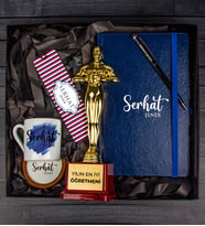 eJOYA Öğretmenlere Özel Oscar Ödülü Hediye Kutusu 110612 (Model 3)