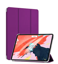 Microsonic Apple iPad Pro 12.9'' 2018 (A1876-A2014-A1895-A1983) Smart Case ve arka Kılıf (Mor)