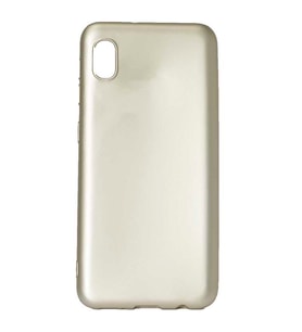 Samsung Galaxy A01 Core Kılıf Soft Mat Premier Case (Gold)