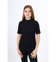 Toontoy Kız Çocuk Okul Tişört (Siyah)