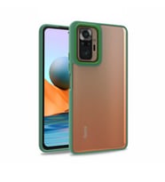 Xiaomi Redmi Note 10 Pro Kılıf Case, Kamera Lens Korumalı Elektroplatin Kaplama Sert PC Koruyucu Colourful Platinum Serisi (Yeşil)