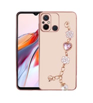 Xiaomi Redmi 12C Kılıf El Tutamaçlı Kamera Korumalı Zore Taka Silikon Kılıf (Pembe)
