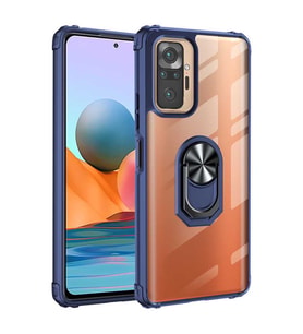 Xiaomi Redmi Note 10 Pro Kılıf Mola Kenar Köşe Kısımları Renkli (Lacivert)