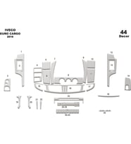 Meriç® Iveco Euro Cargo Ön Torpido Kaplama Maun 44 Parça 2015-› (Alüminyum)