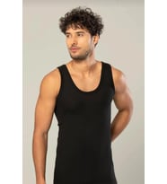 ERDEM 1100 ERKEK KLASİK PENYE ASKILI ATLET 10 ADET (Siyah)