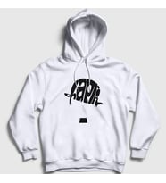 Presmono Unisex Gri Hat Charlie Chaplin Kapüşonlu Sweatshirt 155497tt (Beyaz)