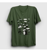 Presmono Unisex Sarı Drums Baterist Hediye Müzisyen Musician T-Shirt 507990tt (Haki)