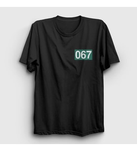 Presmono Unisex Beyaz Kang Sae Byeok 067 Squid Game T-Shirt 260770tt (Siyah)