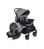 4 Baby Olympus Çift Yönlü Travel Sistem Bebek Arabası Siyah Antrasit (Grimelanj)