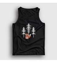 Presmono Unisex Haki Forest Fox Tilki Atlet 367672tt (Siyah)