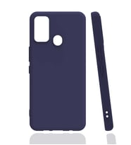 Kvy Tecno Spark 7T Biye Silikon Kılıf (Lacivert)