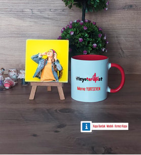 Fizyoterapist Fotoğraflı Dekoratif Taş, Kupa Bardak Beyaz Hediye Fizyoterapistler Günü Hediyesi (Model 2)