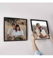 YAPIŞKANLI SÖKT TAK ÇERÇEVE 30cmx30cm 2'Lİ PAKET (Siyah)
