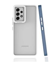 Samsung Galaxy A53 5G Kılıf Koruyucu Mat Mima Kapak (Lacivert)