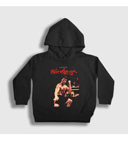 Presmono Unisex Çocuk Beyaz Bloodsport Film Jean Claude Van Damme Kapüşonlu Sweatshirt 258779tt (Siyah)