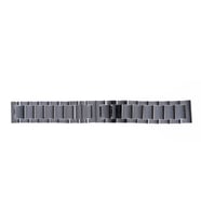 PASLANMAZ ÇELİK KORDON MK1005 - SİYAH - 24MM (Siyah)