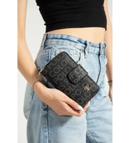 Paul Brand Kadın Bol Kartlıklı Çok Bölmeli Turuncu Cüzdan Try8011 (Siyah)