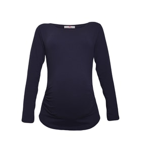 LuvmaBelly 2301-2309 Pamuklu Uzun Kollu Hamile T-Shirt