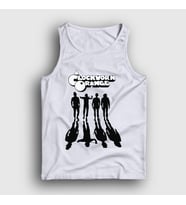 Presmono Unisex Sarı Gang Film Otomatik Portakal A Clockwork Orange Atlet 242413tt (Beyaz)