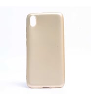 Xiaomi Redmi 7A Kılıf Soft Mat Premier Case (Gold)