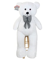 Pababo 120 Cm Papyonlu Büyük Ayıcık (%100 yerli) (Krem)