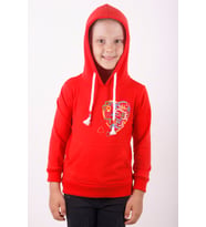 Toontoy Kız Çocuk Stronger Baskılı Sweatshirt  (Kırmızı)