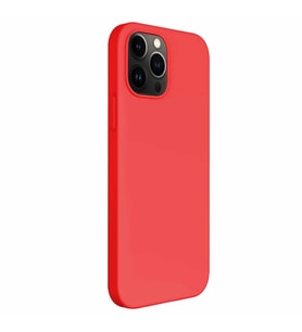 Vendas iPhone 13 Pro Max Lansman Serisi içi Kadife ipek Dokulu Kılıf (Kırmızı)