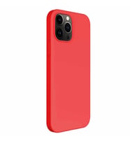 Vendas iPhone 13 Pro Max Lansman Serisi içi Kadife ipek Dokulu Kılıf (Kırmızı)