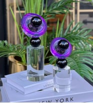 Kristal Lens Silindir Obje Seti (Mor)