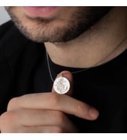Unisex Kormilo Gümüş Kolye (Altın)